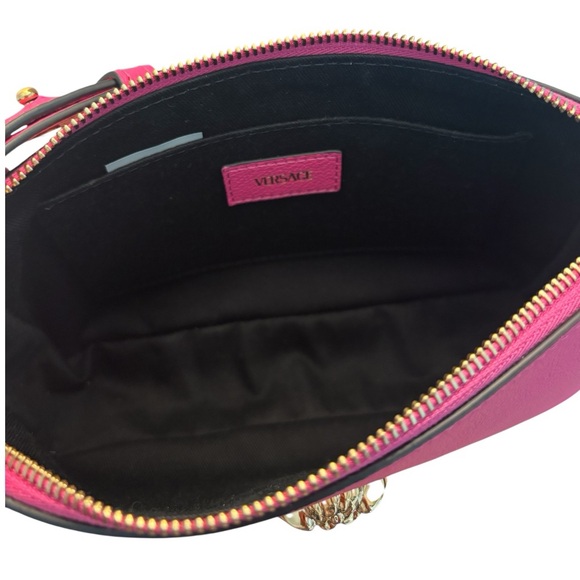Versace La Medusa Fuchsia Shoulder Bag - Picture 7 of 8
